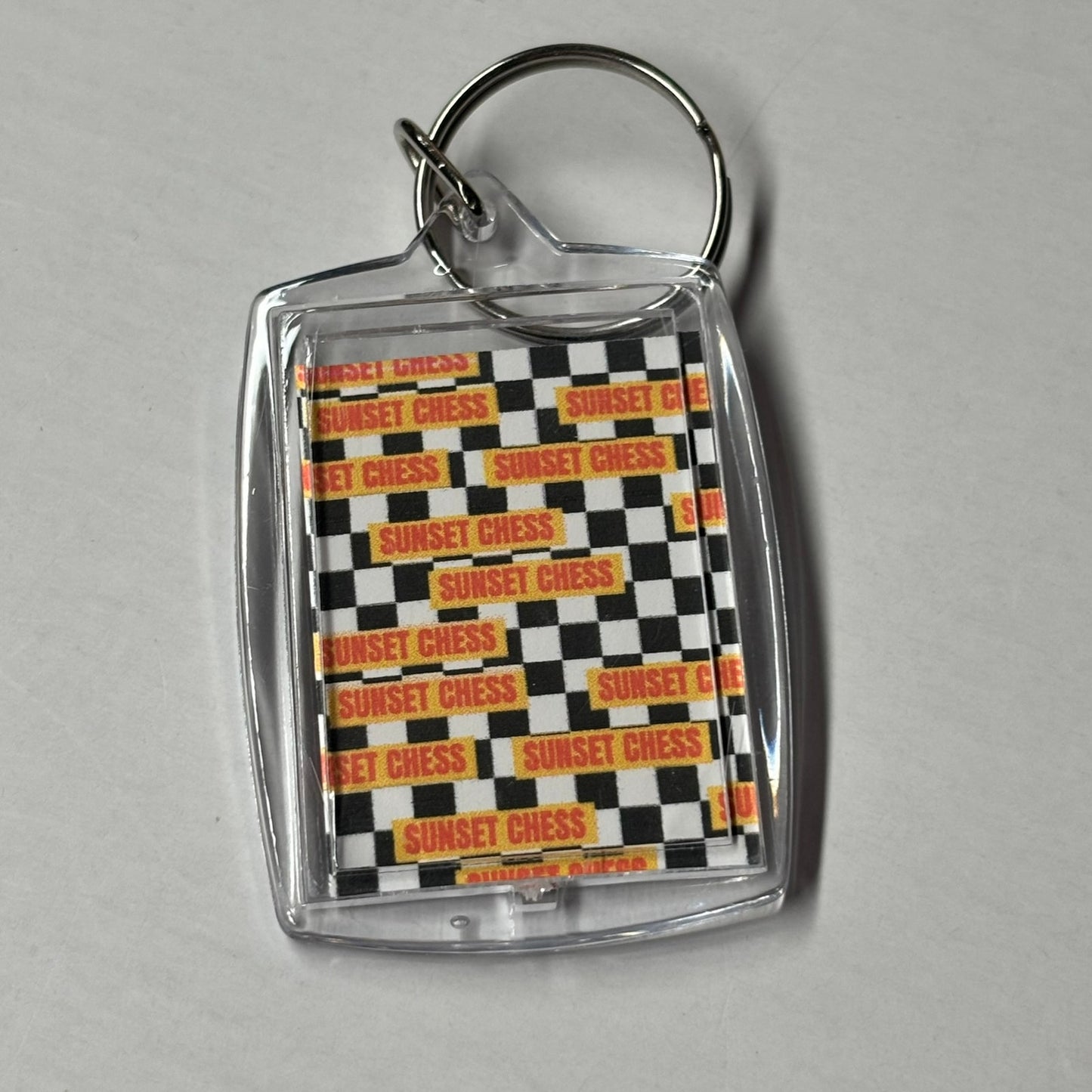 Bird Games - Chess  Photo Keychain