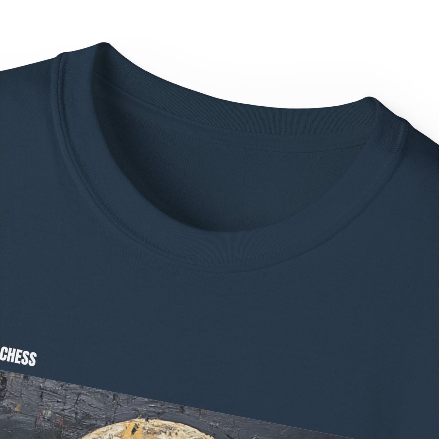 Moon Head - Dusk Blue Chess T Shirt