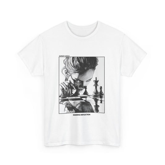 Maidens Reflection - White Chess T Shirt