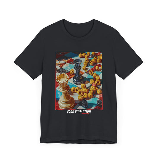 Cereal Droppage - Black Chess T Shirt