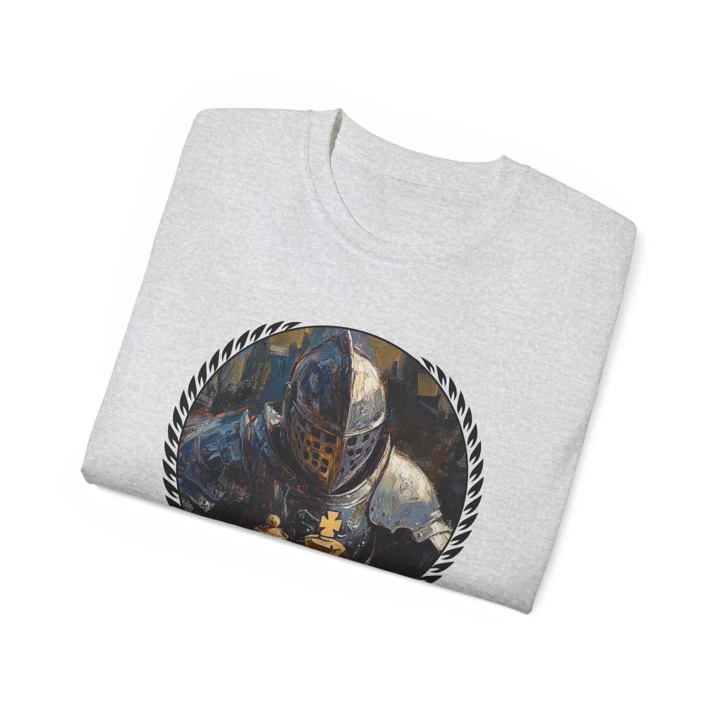 The Knight - Ash Gray Chess T Shirt