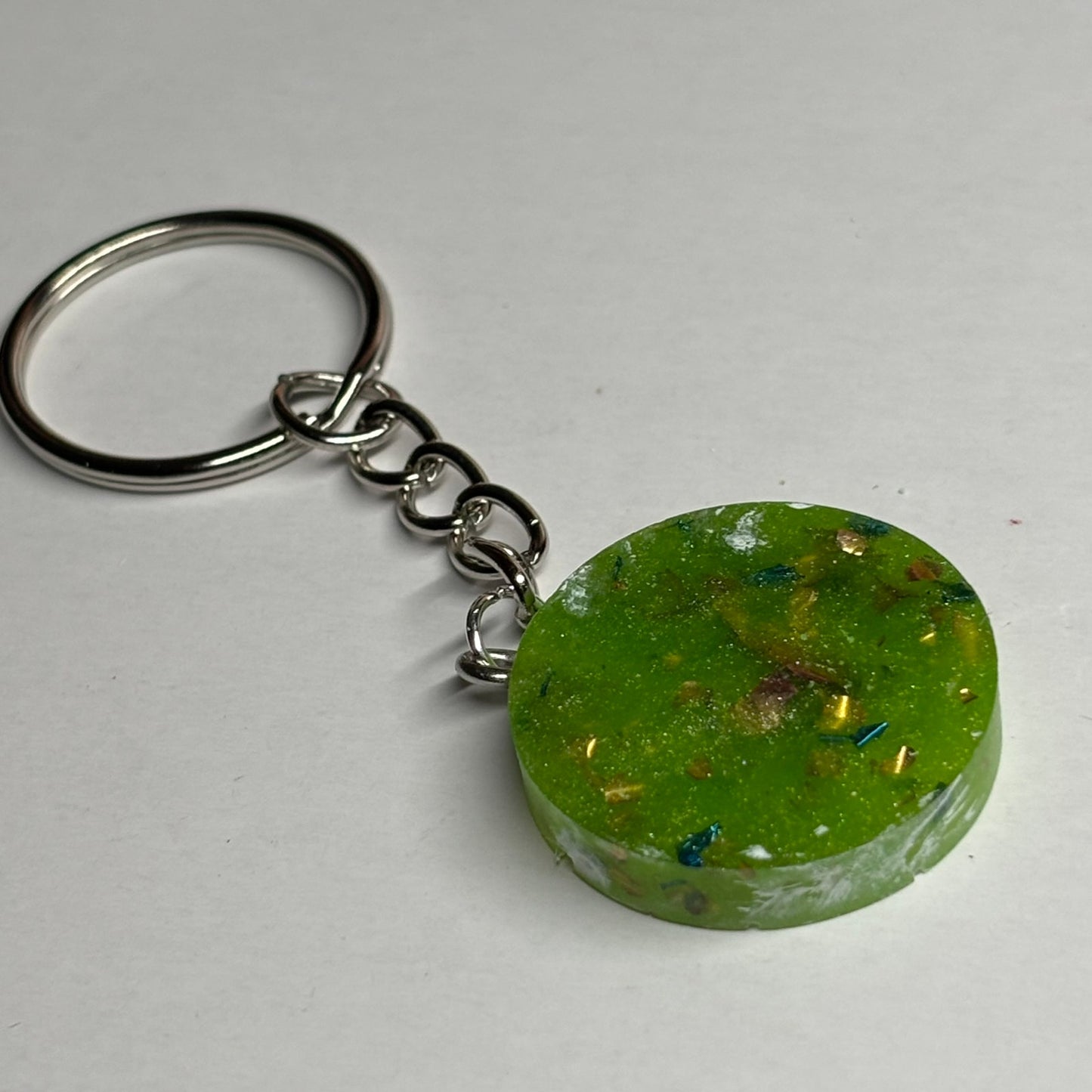 Royal Green Queen - Handmade Resin Keychain