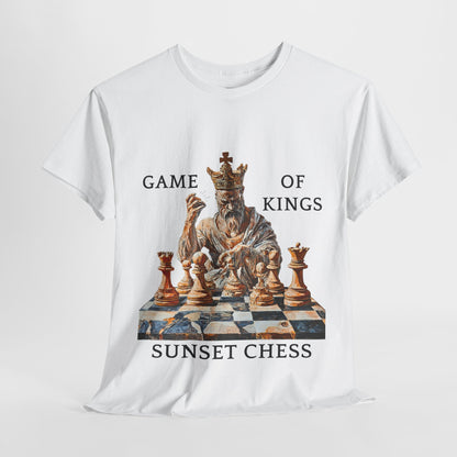 Game of Kings - Chess Tee - Unisex Heavy Cotton Tee