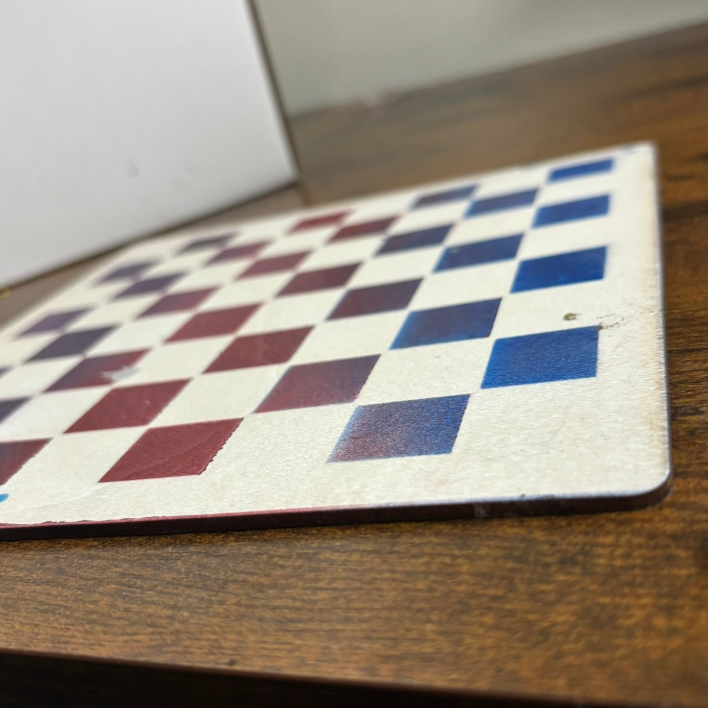 Light Rainbow - Painted Thin Wooden Chess Board