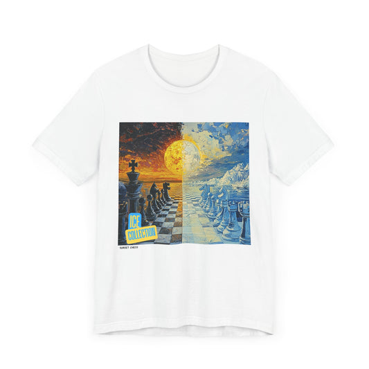 Ice & Fire - White Chess T Shirt