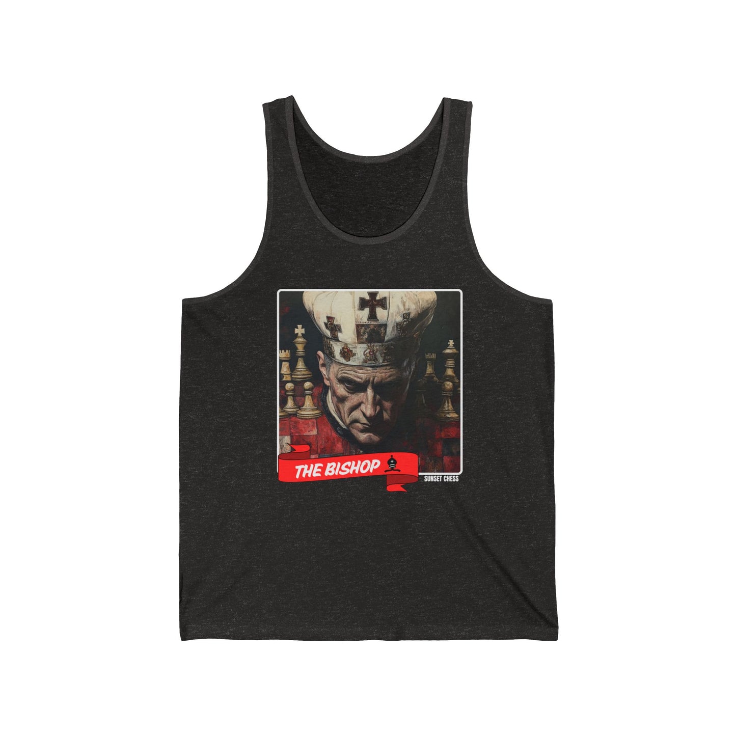 To Protect The Kingdom- Charcoal Black Tank Top