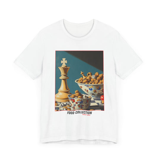 Chess & Cereal - White Chess T Shirt