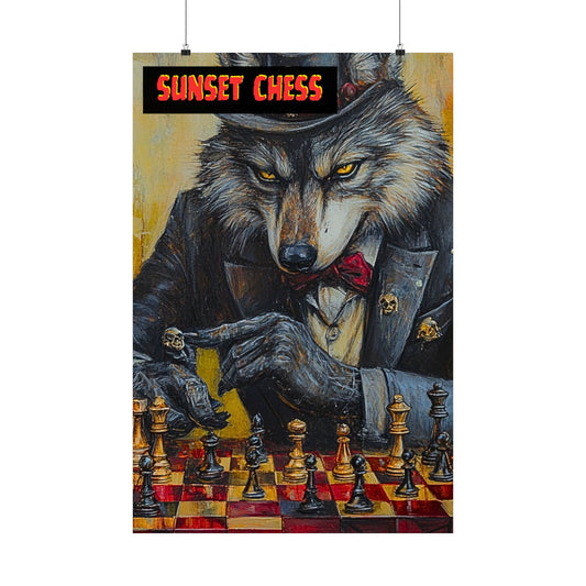 Mr. Wolf - Matte Vertical Poster 24"x36"