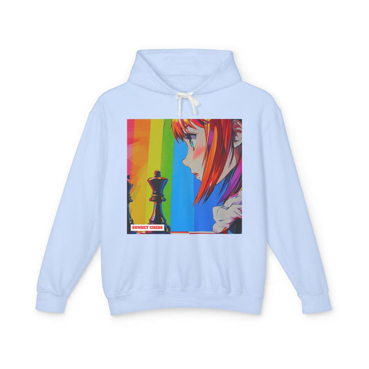 Rainbow Mystics - Sky Blue Chess Hoodie
