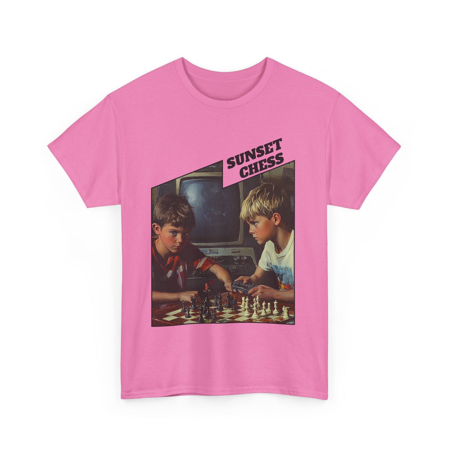 Indoor Activities - Pink Chess T Shirt
