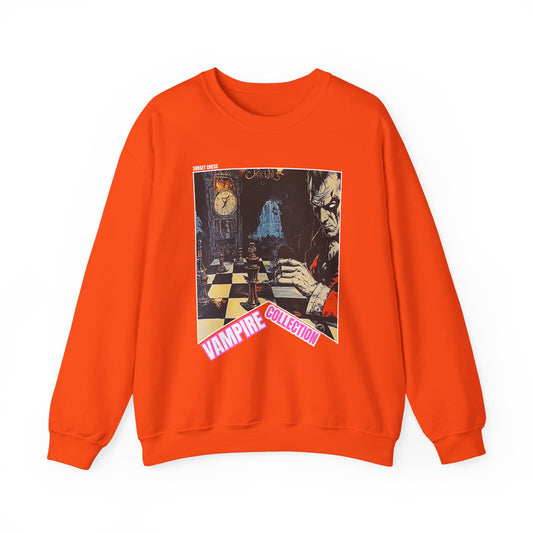 The Dark Night - Orange Chess Crewneck Sweater