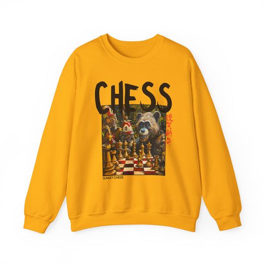 Chimps Paradise - Yellow Gold Crewneck Sweater