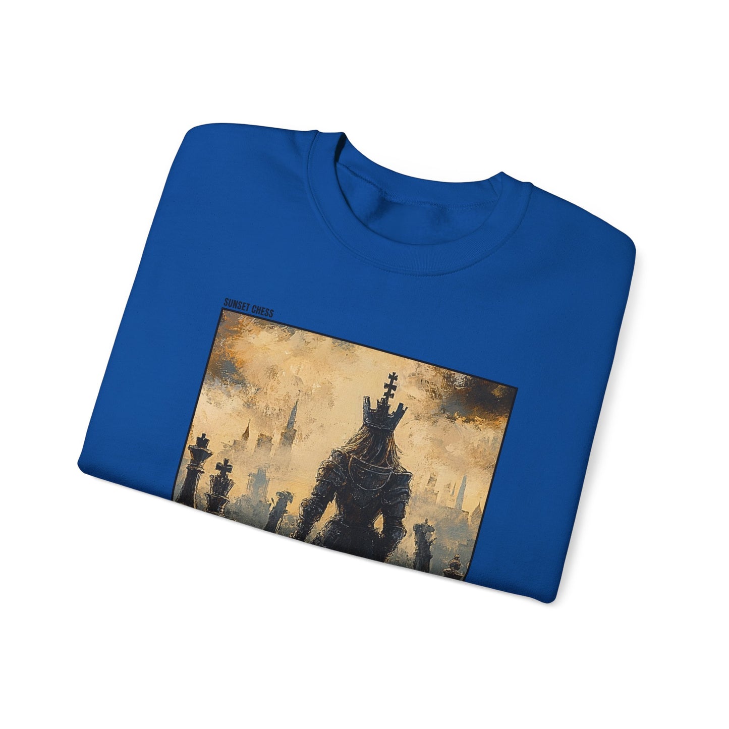 Queen's Royalty - Blue Chess Crewneck Sweater
