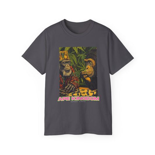 The Ape Debate - Charcoal Black Chess T Shirt