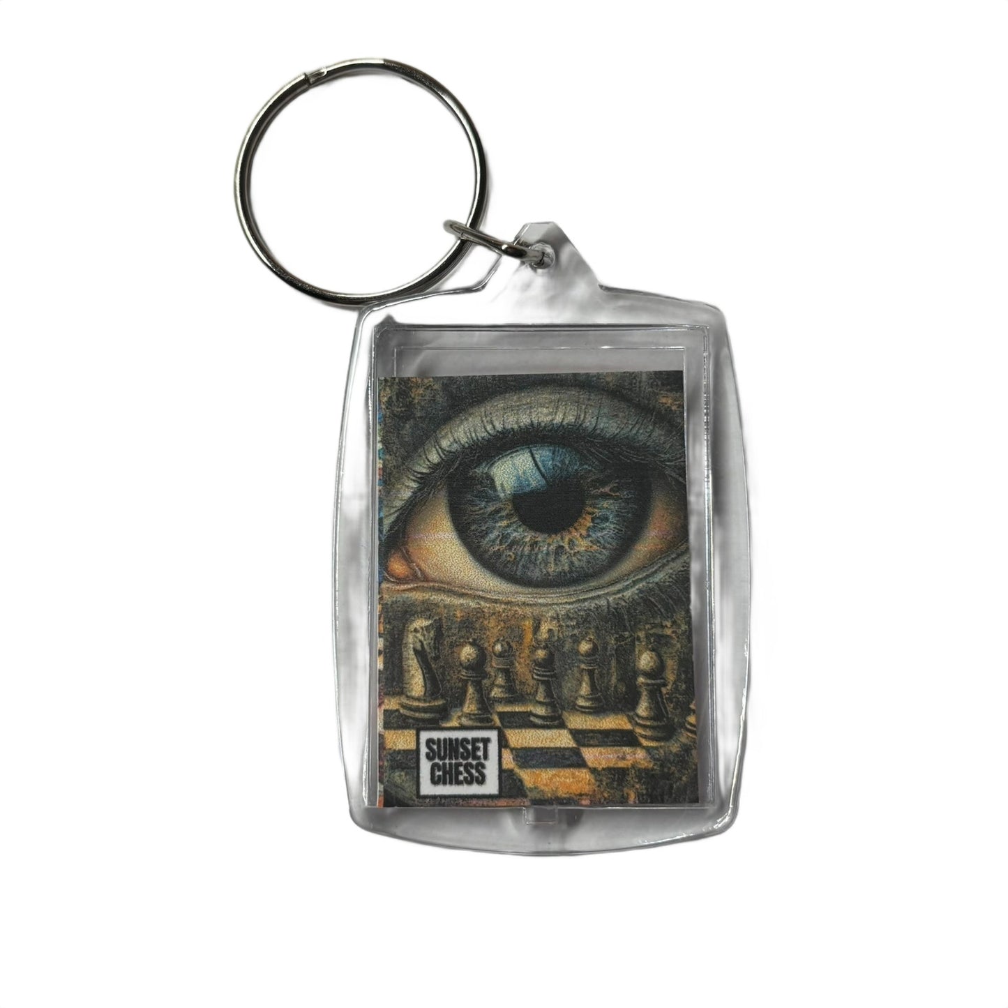 The Eye - Chess  Photo Keychain