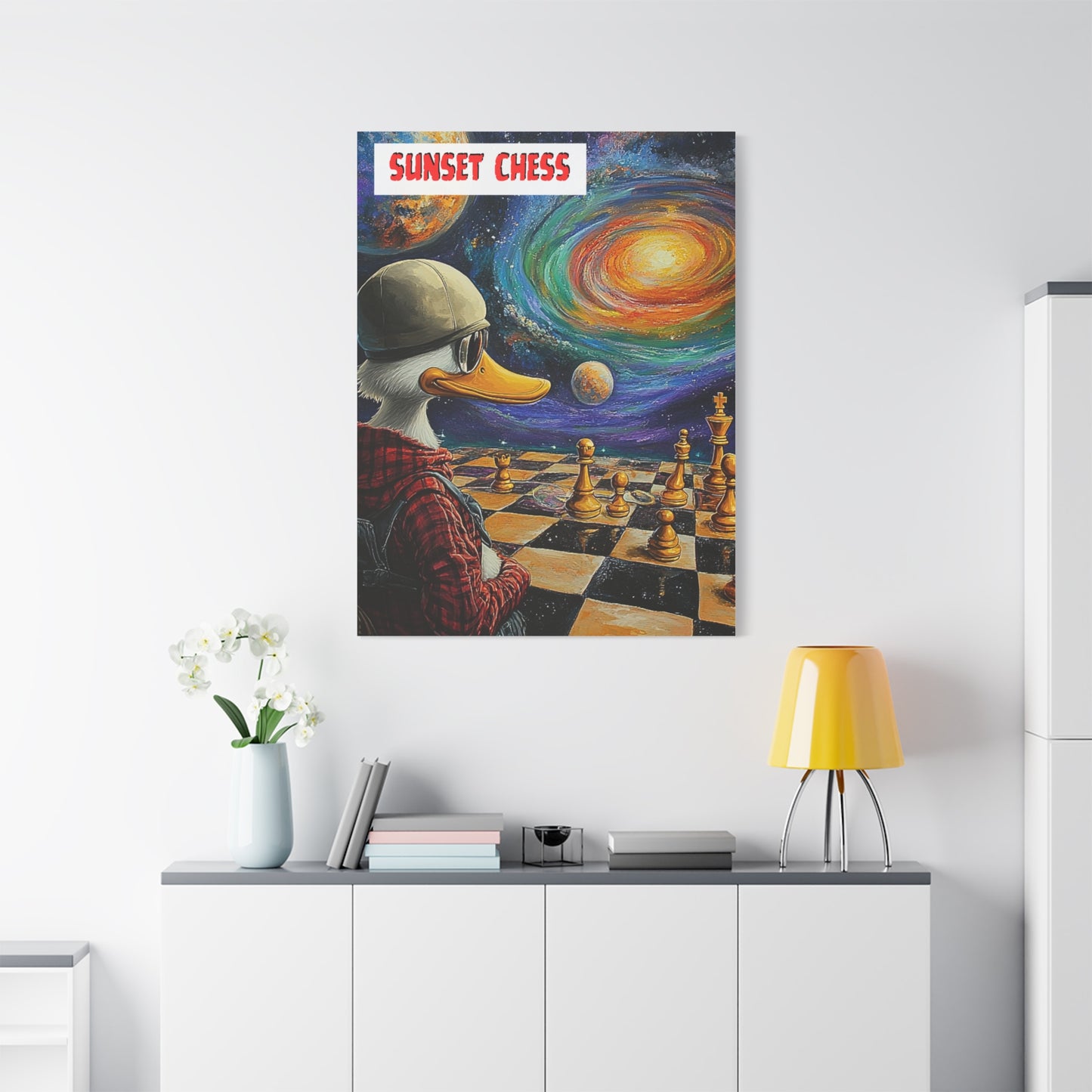 Duck Dynasty - Canvas Chess Print 36"x48"