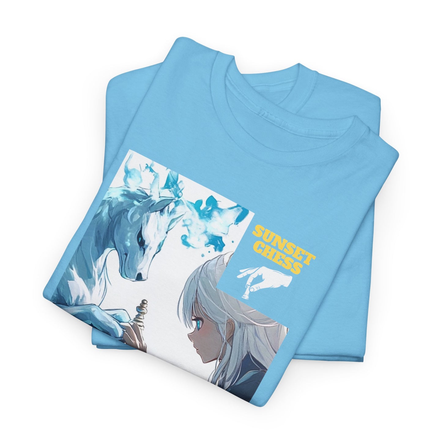 Frozen Games - Ice Blue Chess T Shirt