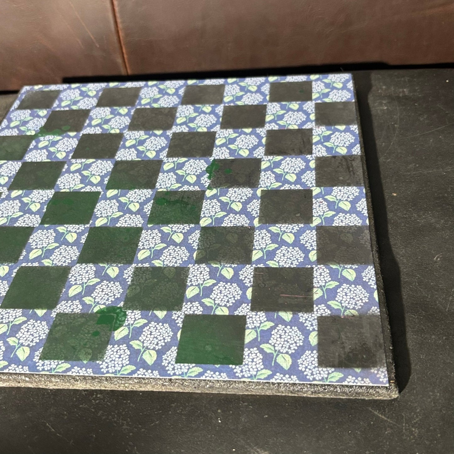 Shade Green - Scrapbook Chess Board