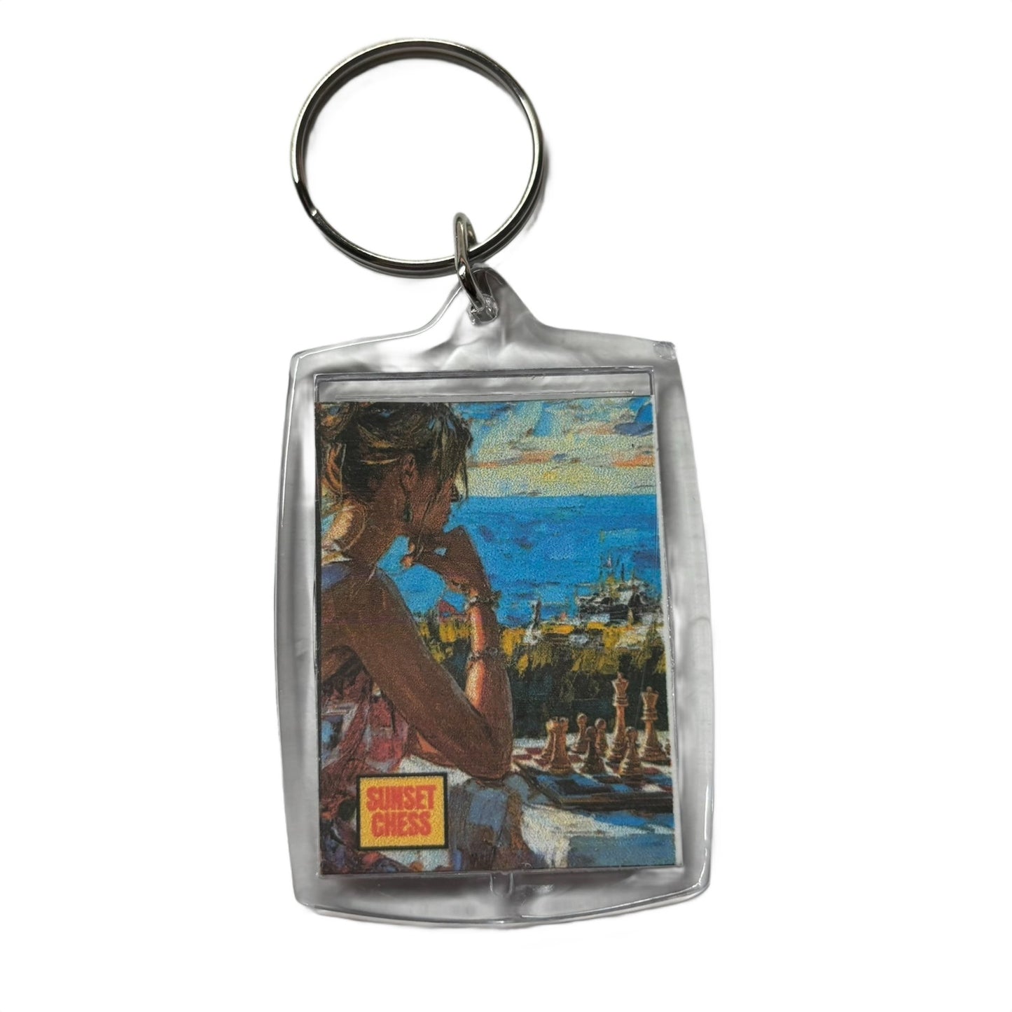 The View - Chess  Photo Keychain