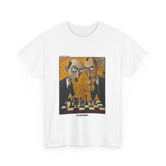 The Deceivers - White Chess T Shirt