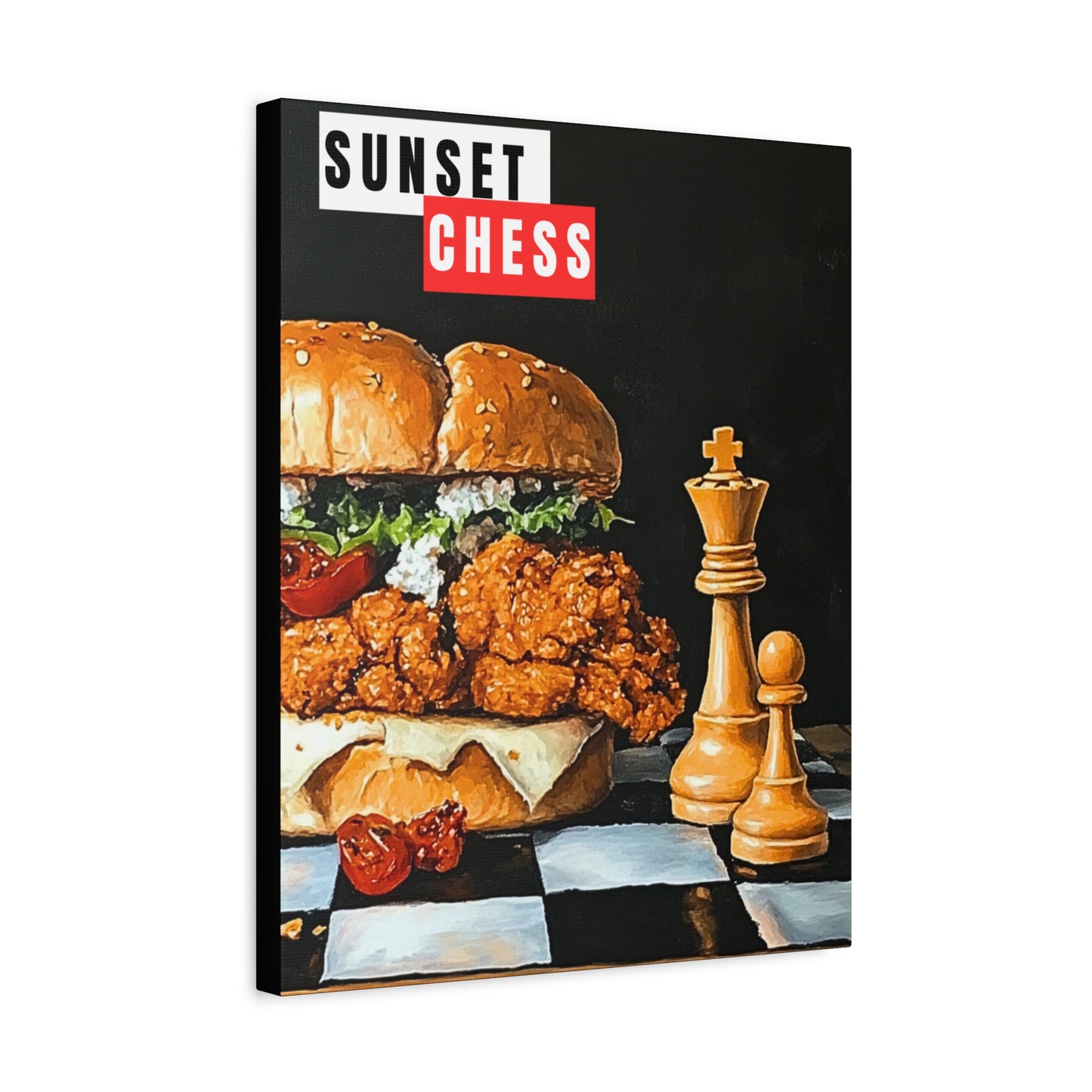 Order Up!! - Canvas Chess Print 16"x20"