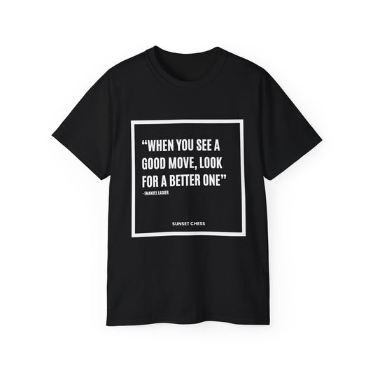 Strive To be Better - Black Chess T Shirt
