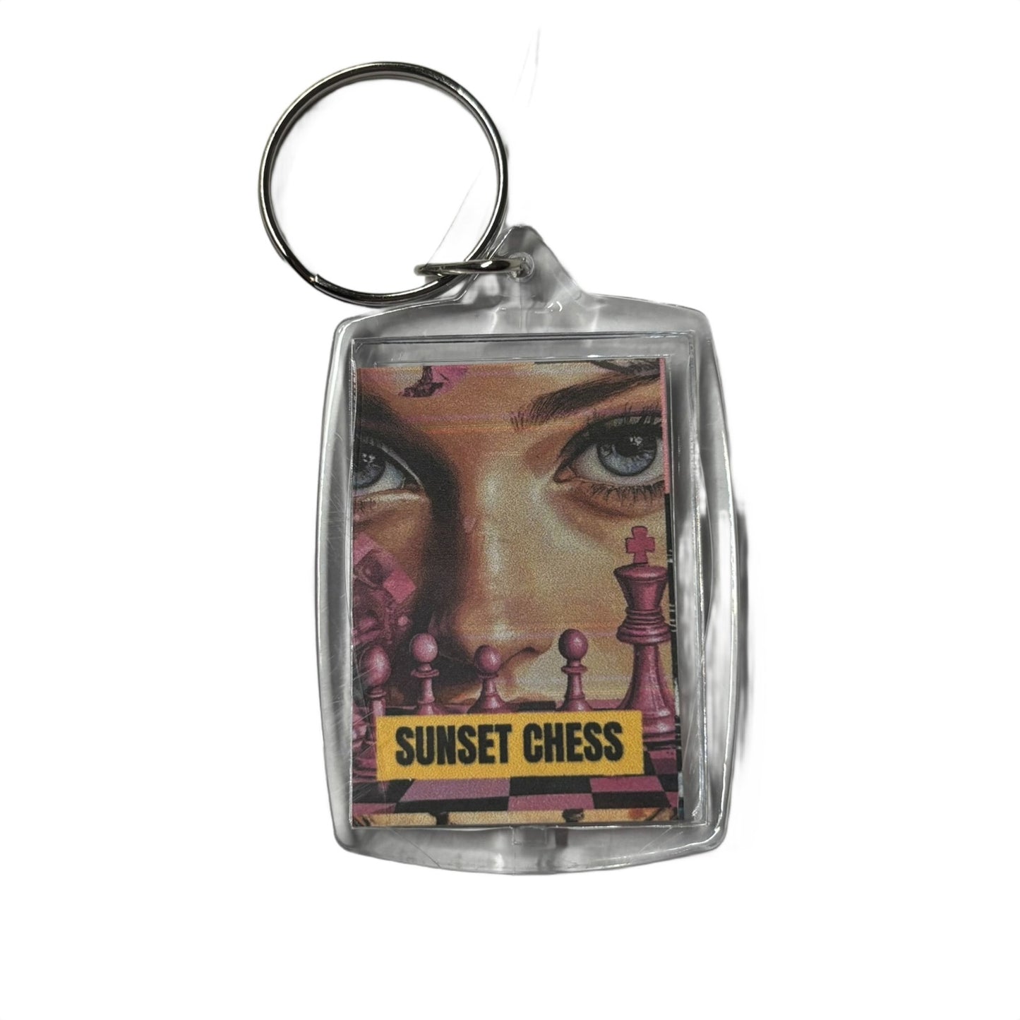 Behind The Eyes - Chess  Photo Keychain