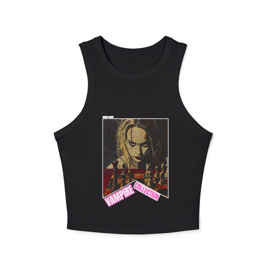 Croft The Vampire - Women's Black Chess Tank Top