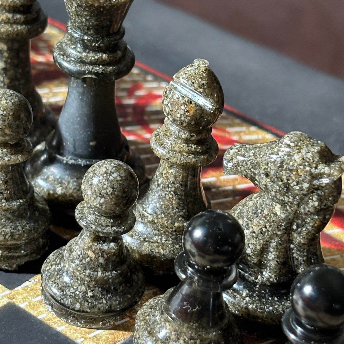 Opal Vintage Pattern - Scrapbook Chess Set