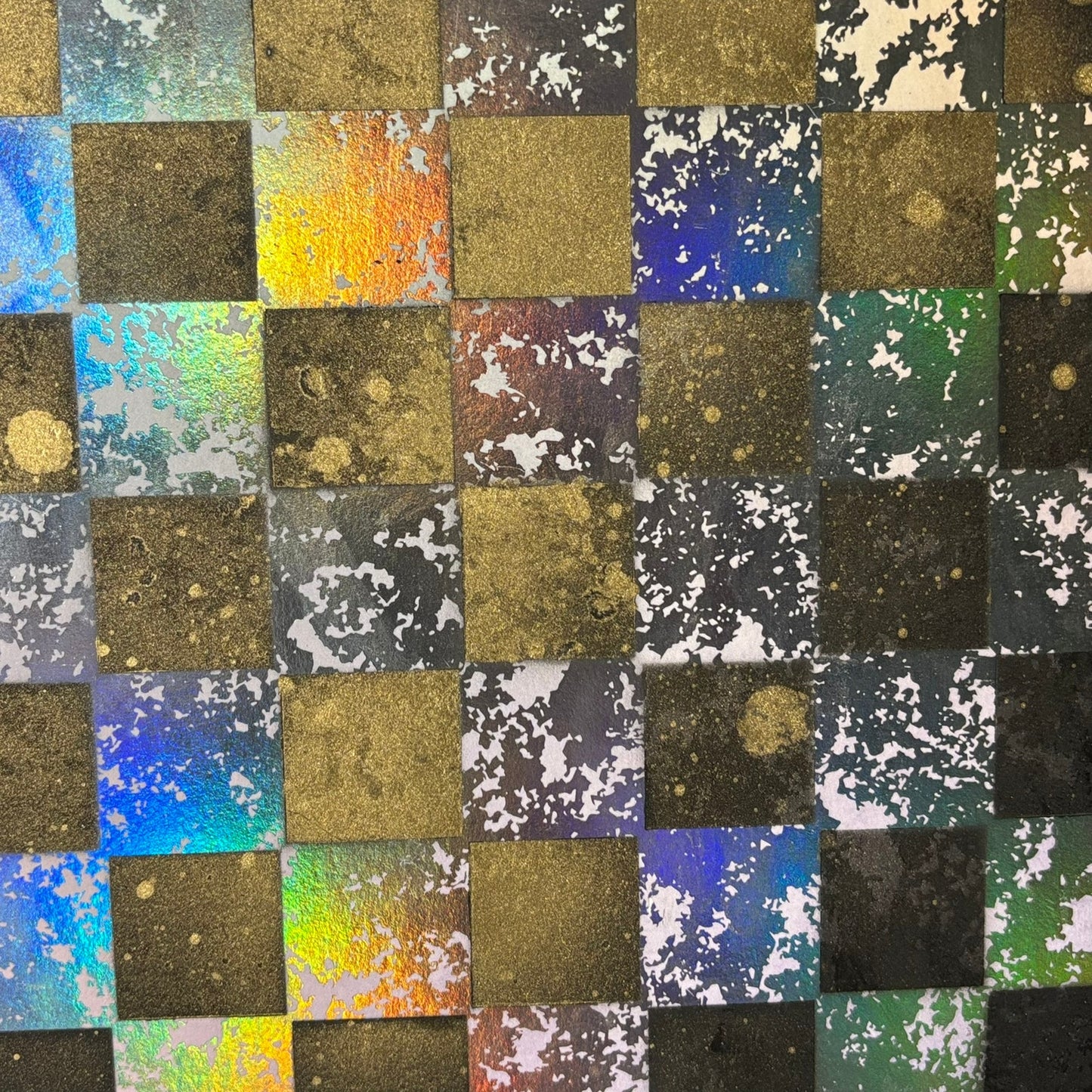 Golden Shine - Scrapbook Chess Board