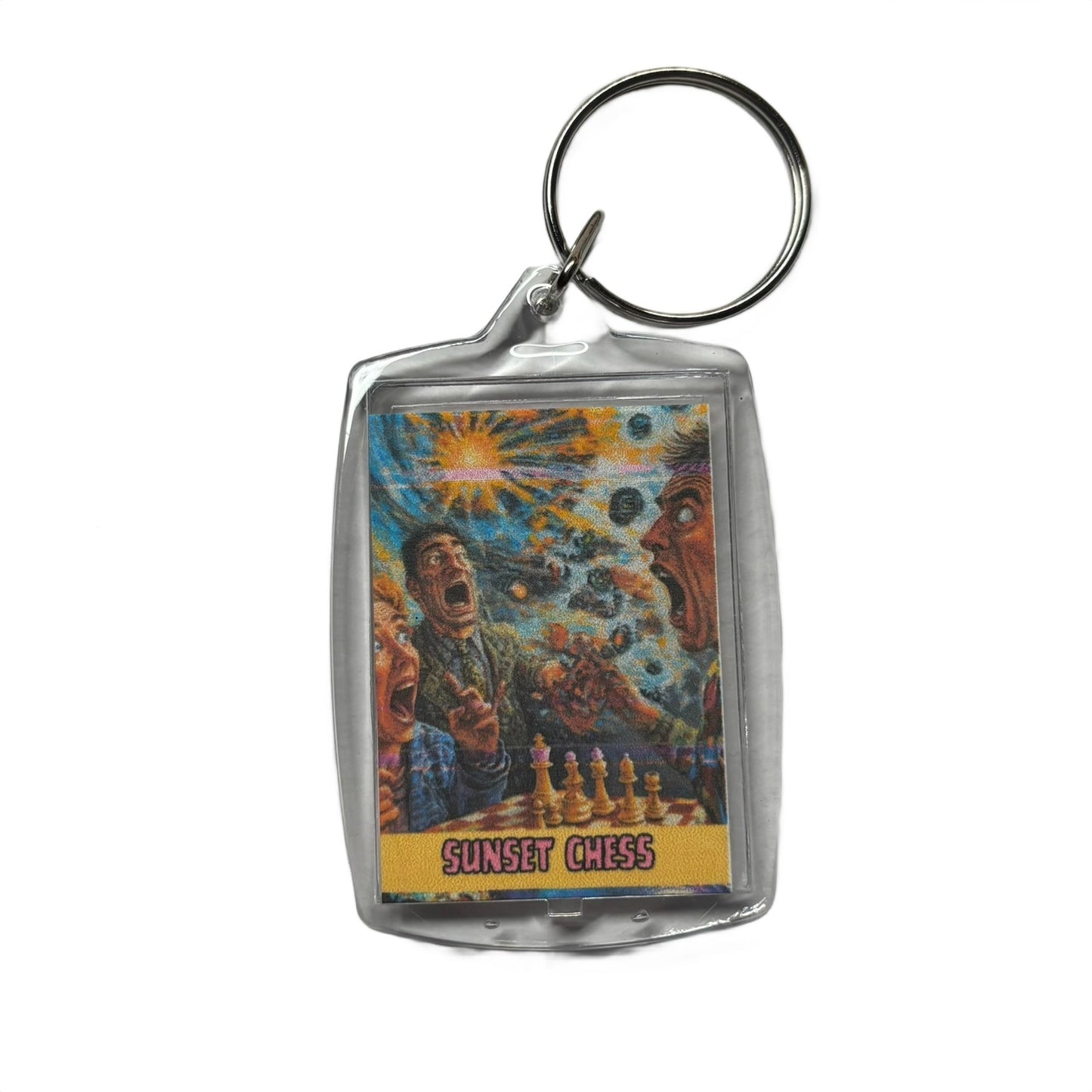 Surprise - Chess  Photo Keychain