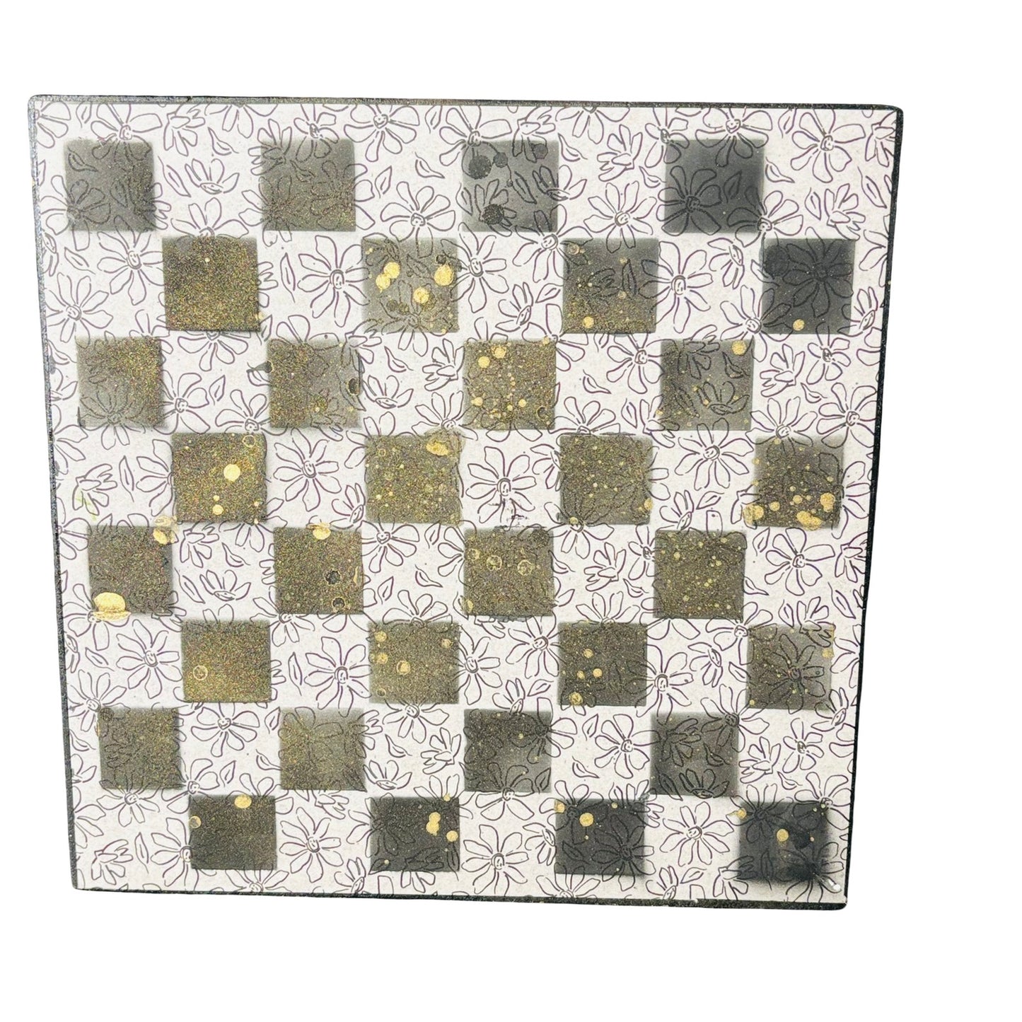 Black & White - Scrapbook Chess Board