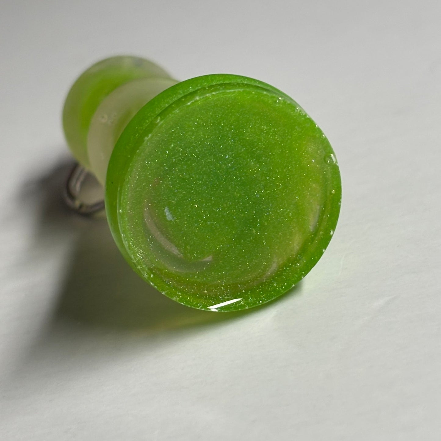 Green Flow King - Handmade Resin Keychain