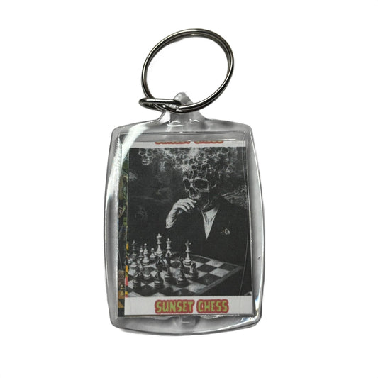 Black & White - Chess  Photo Keychain