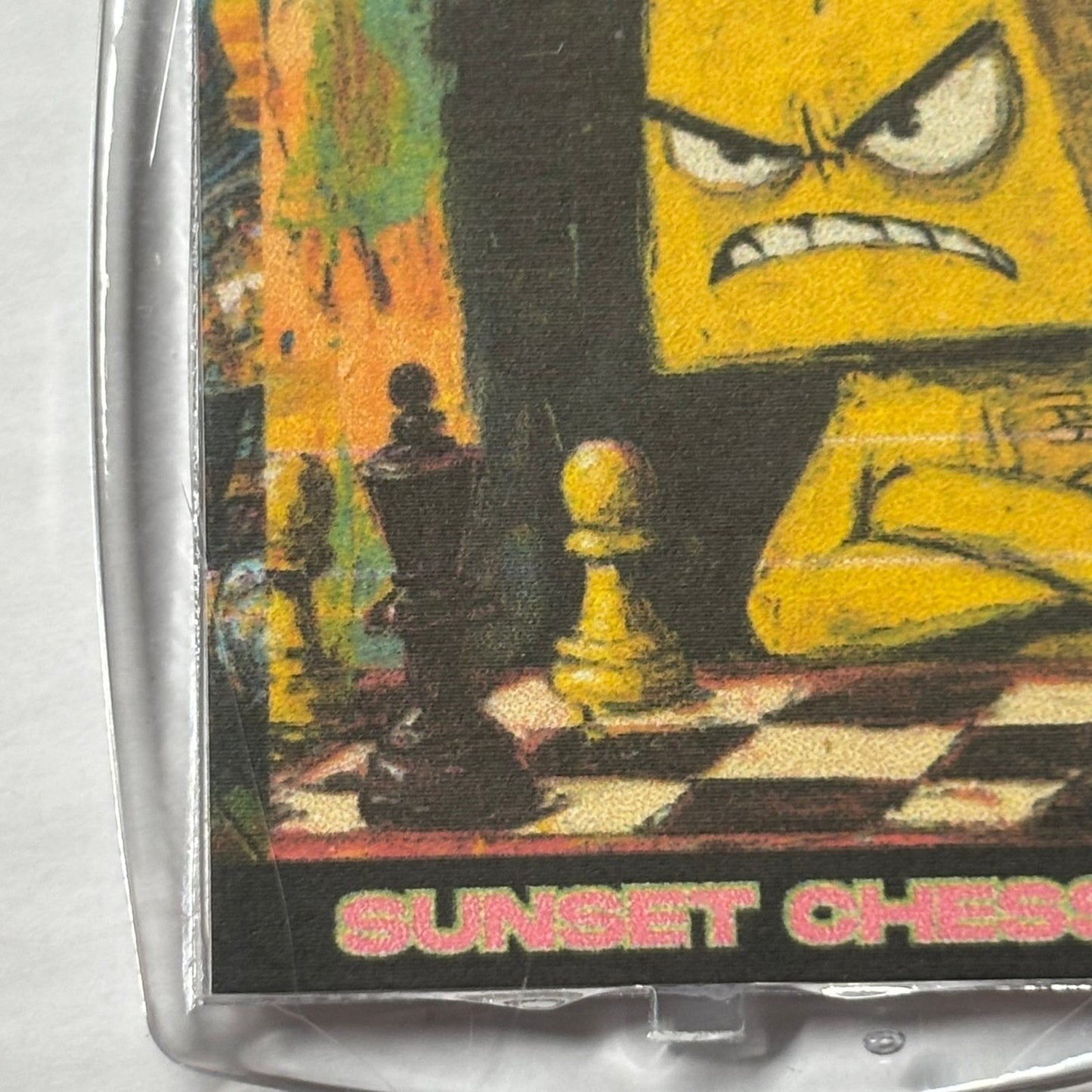 Angry Bob - Chess  Photo Keychain