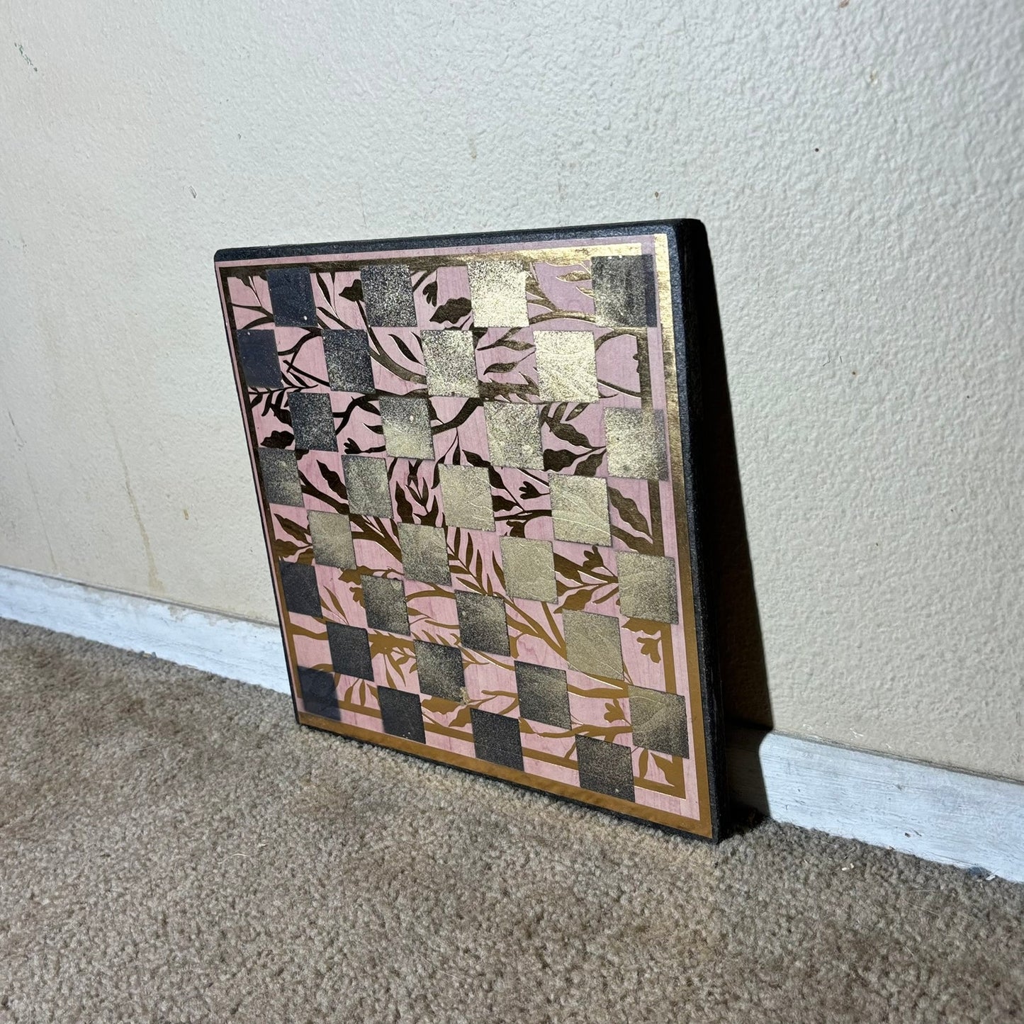 Vintage Gold - Scrapbook Chess Board