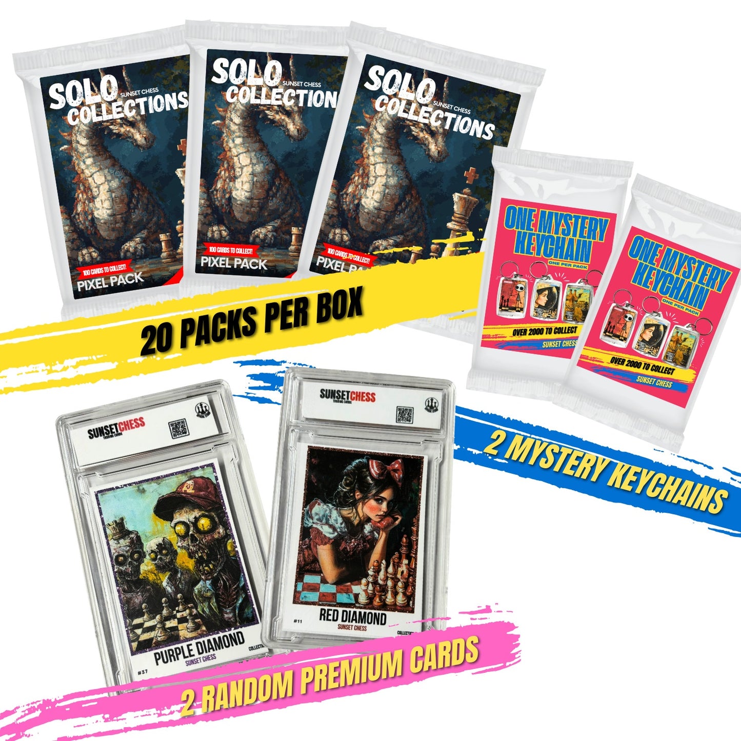 Pixel Collection - Jumbo Box Pack - Chess Trading Cards