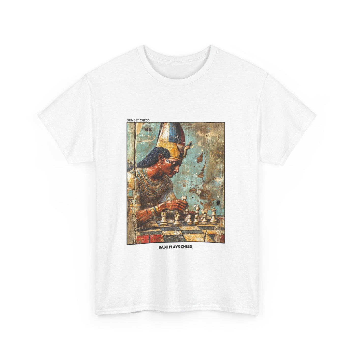 Egyptian Chess - White Chess T Shirt