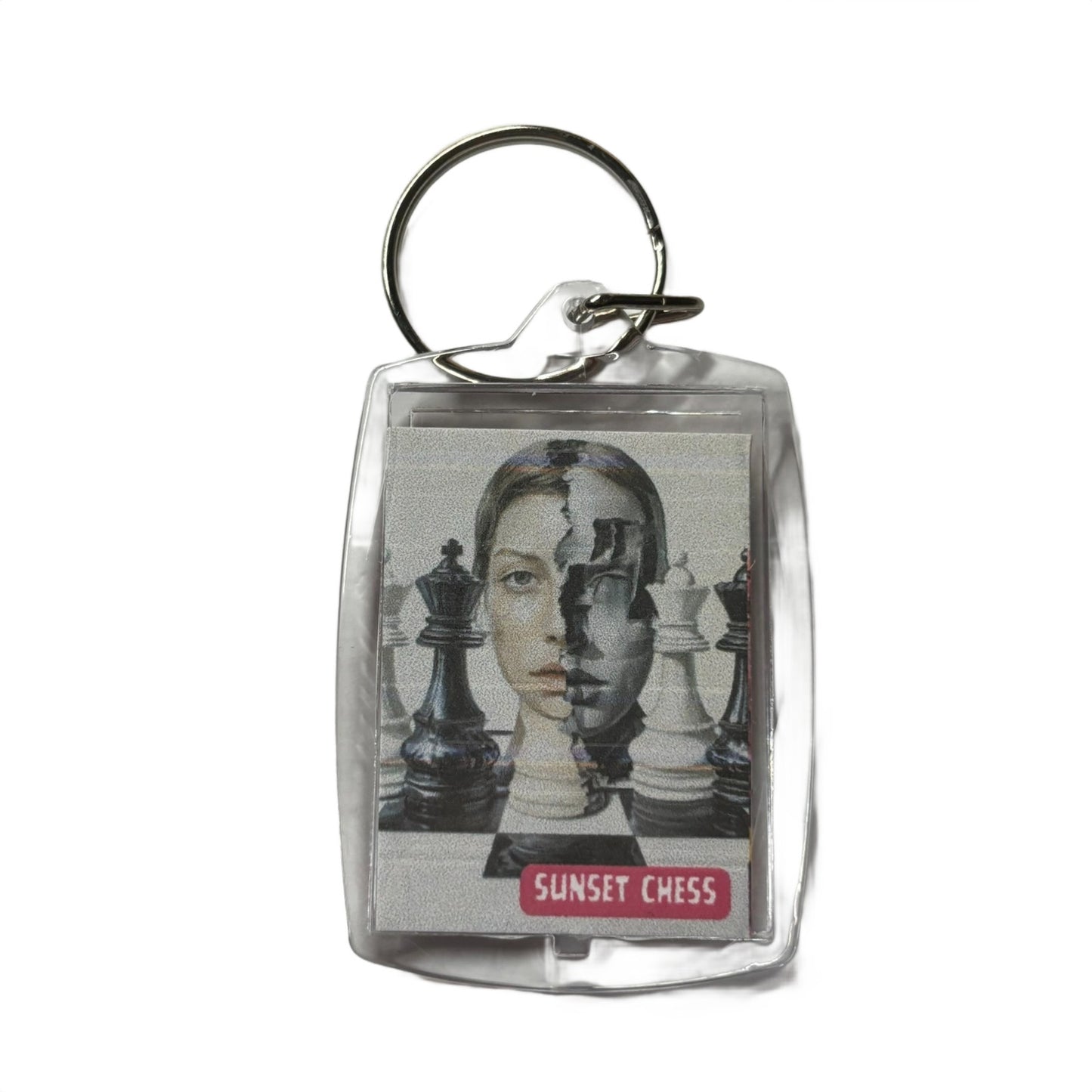 Breaking Face - Chess  Photo Keychain