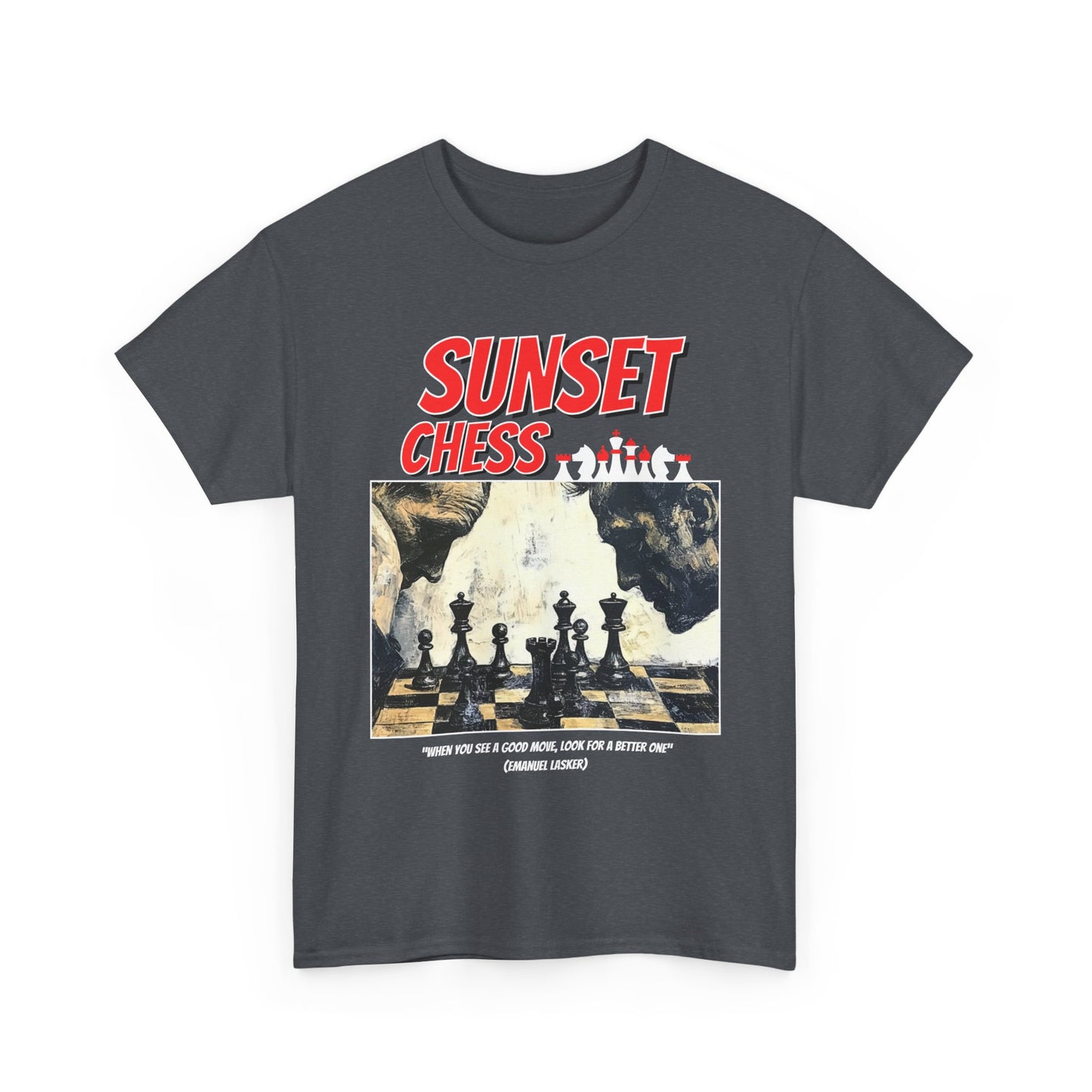 Intention Required - Tweed Black Chess T Shirt