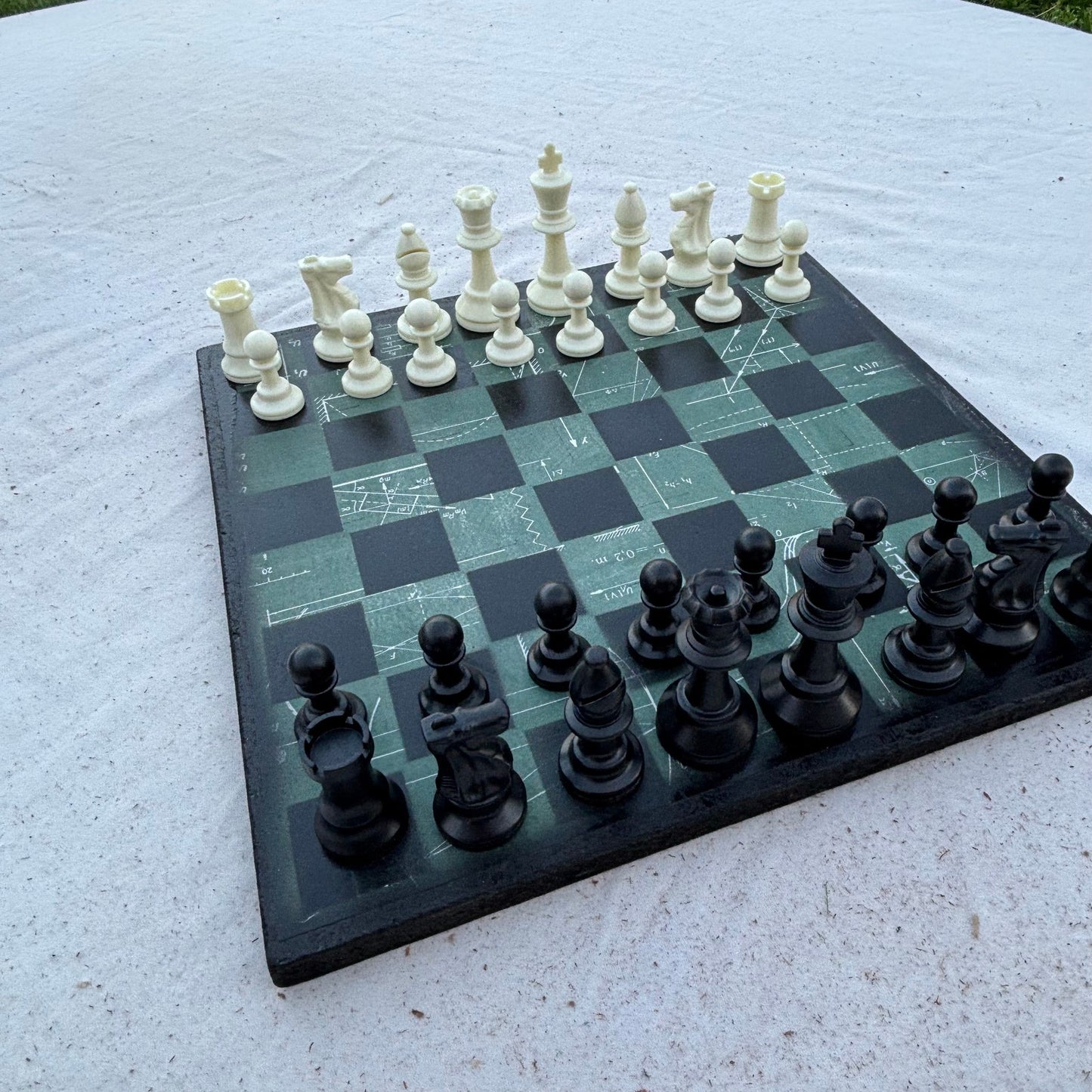 Math Board - Scrapbook Chess Set