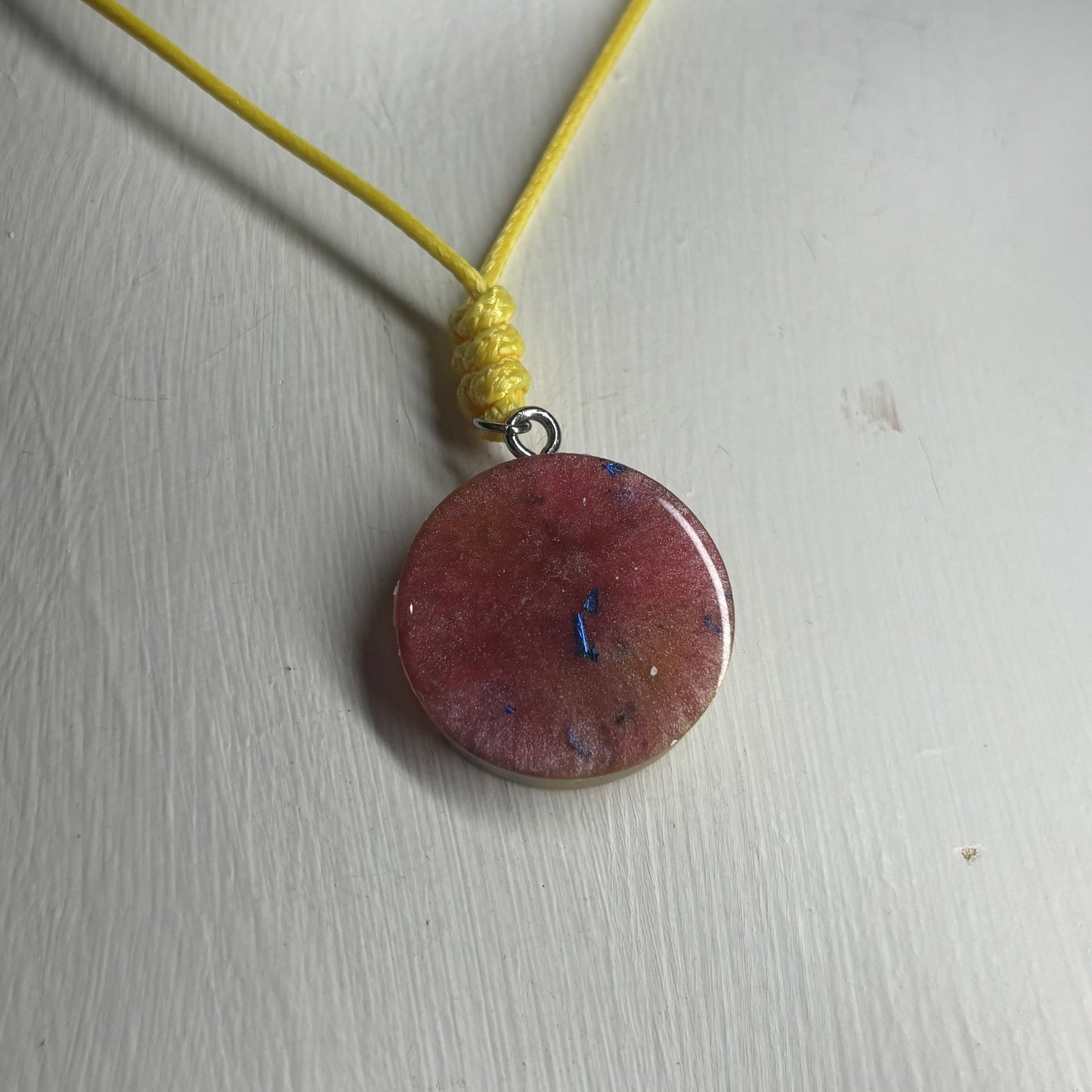 Vivid Rook - Handmade Resin Chess Necklace