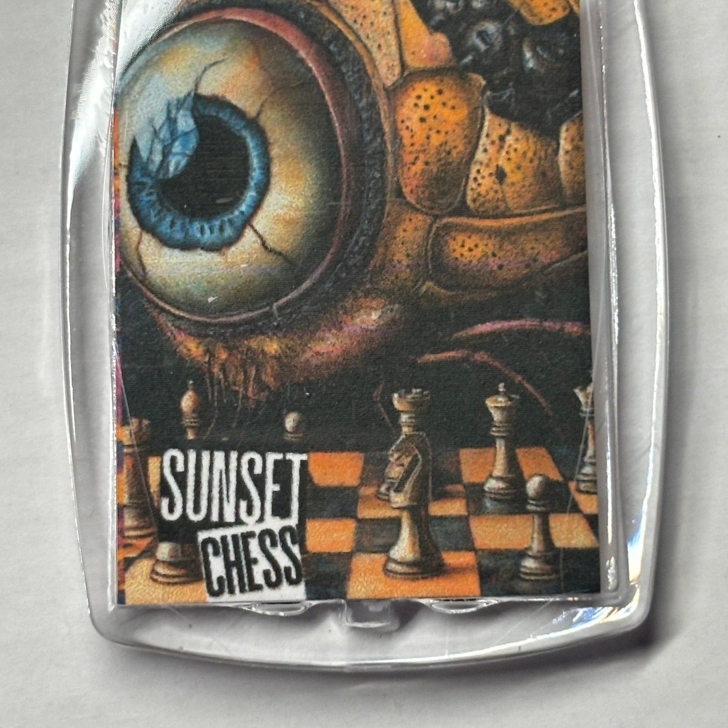 Eye Brain - Chess  Photo Keychain