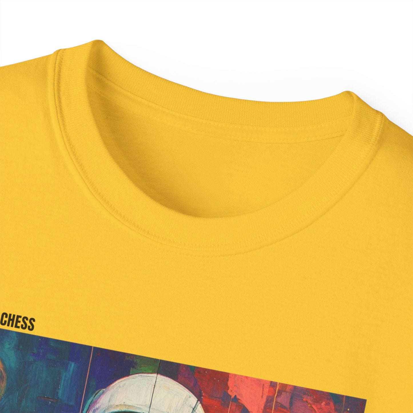 Space Warrior - Yellow Chess T Shirt