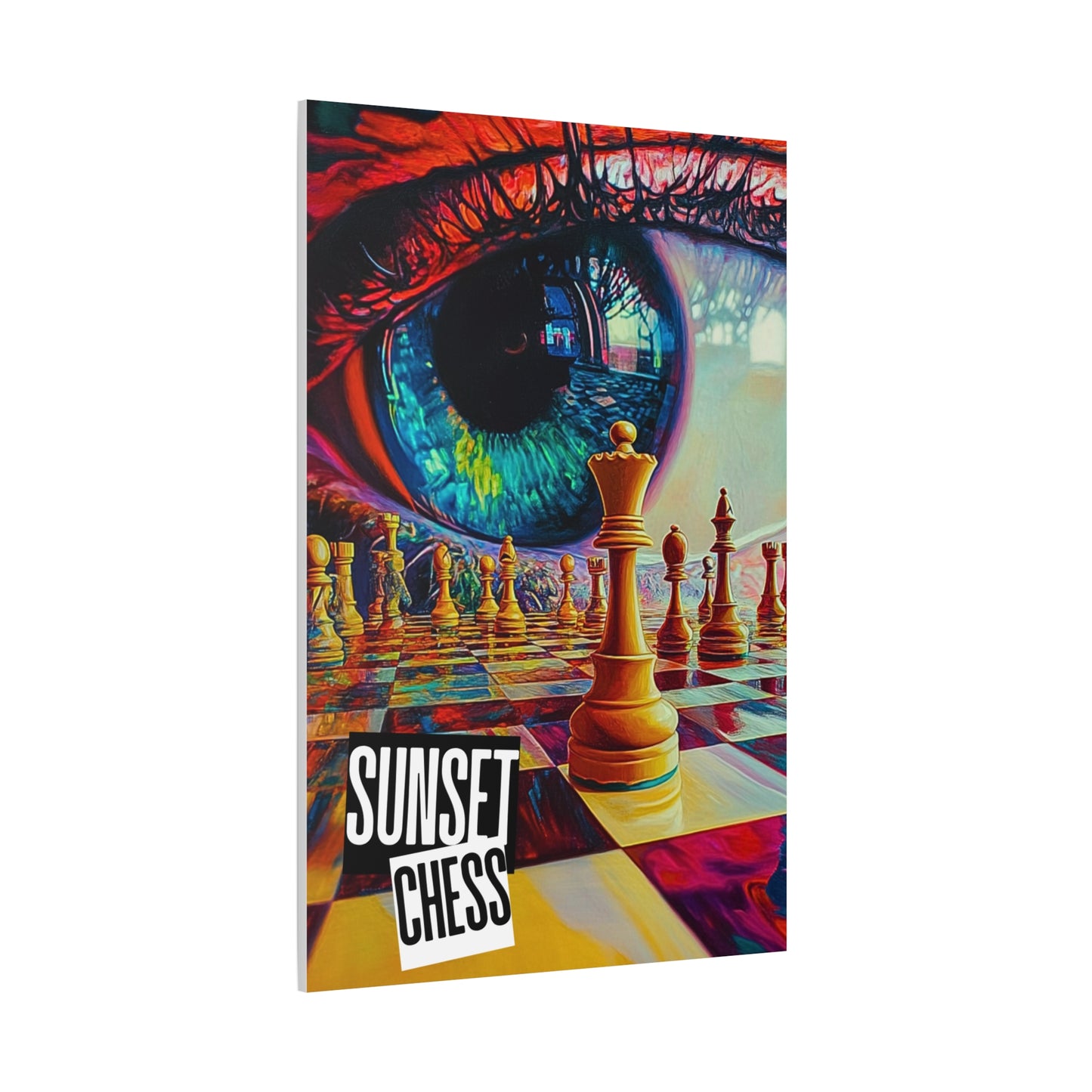 Eye of The Beholder - Canvas Chess Print 40"x60"