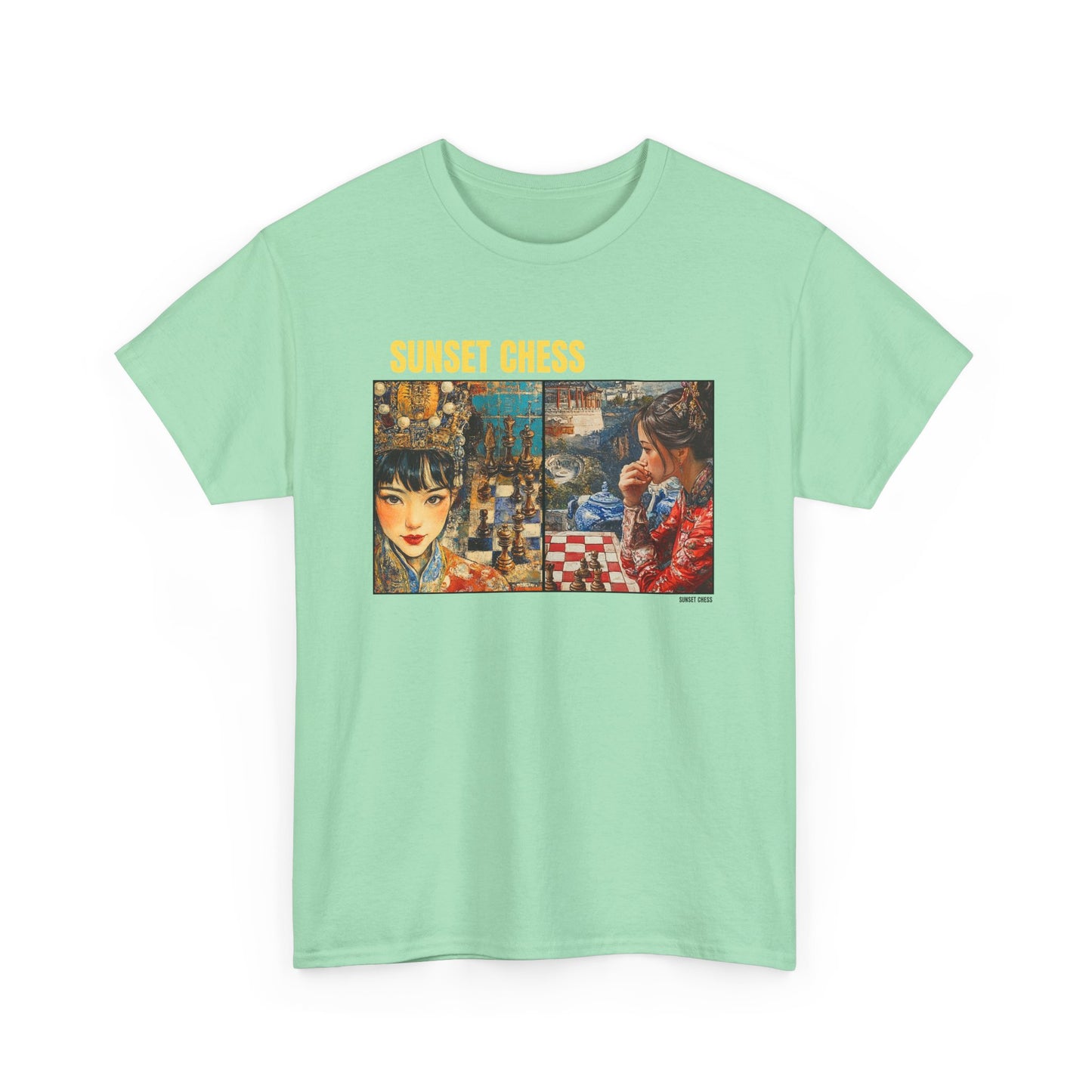 Strong Minds - Green Mint Chess T Shirt