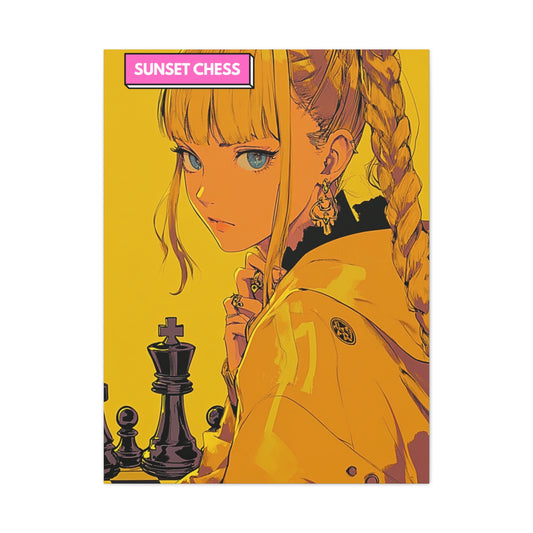 Anime Girl - Canvas Chess Print 30"x40"