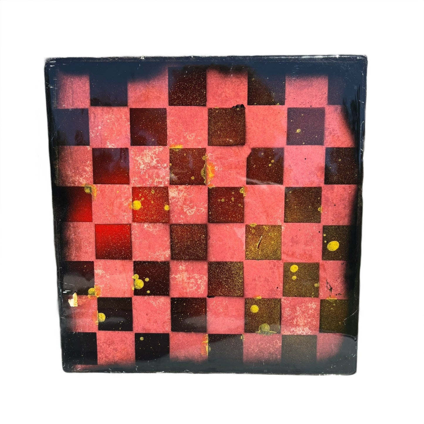 Vibrant Red - Resin Coated Chess Board