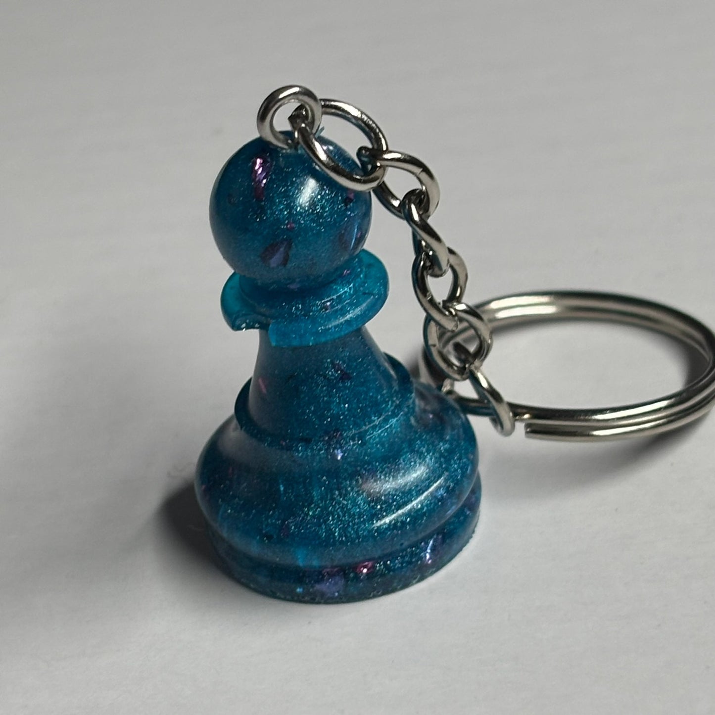 Blue Pawn - Handmade Resin Keychain