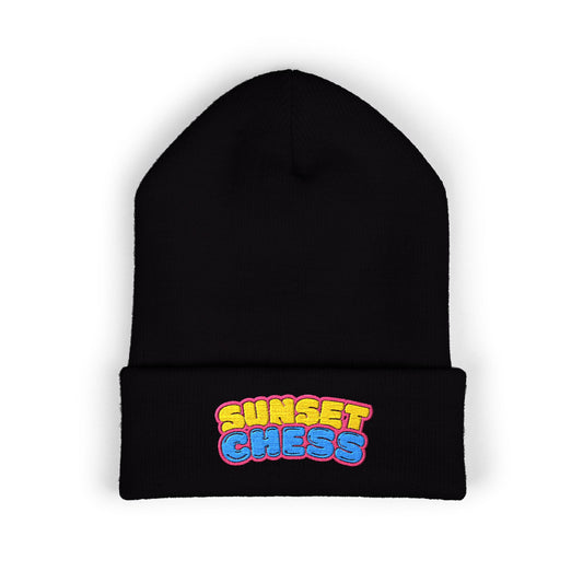 Sunset Chess Miami - Black Beanie